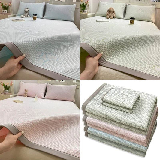 Summer Cooling Quilted Mattress Protector Cover Thickened Breathable Mattress Topper for Single Double Full Queen King Size Bed - P12 Hub Europe