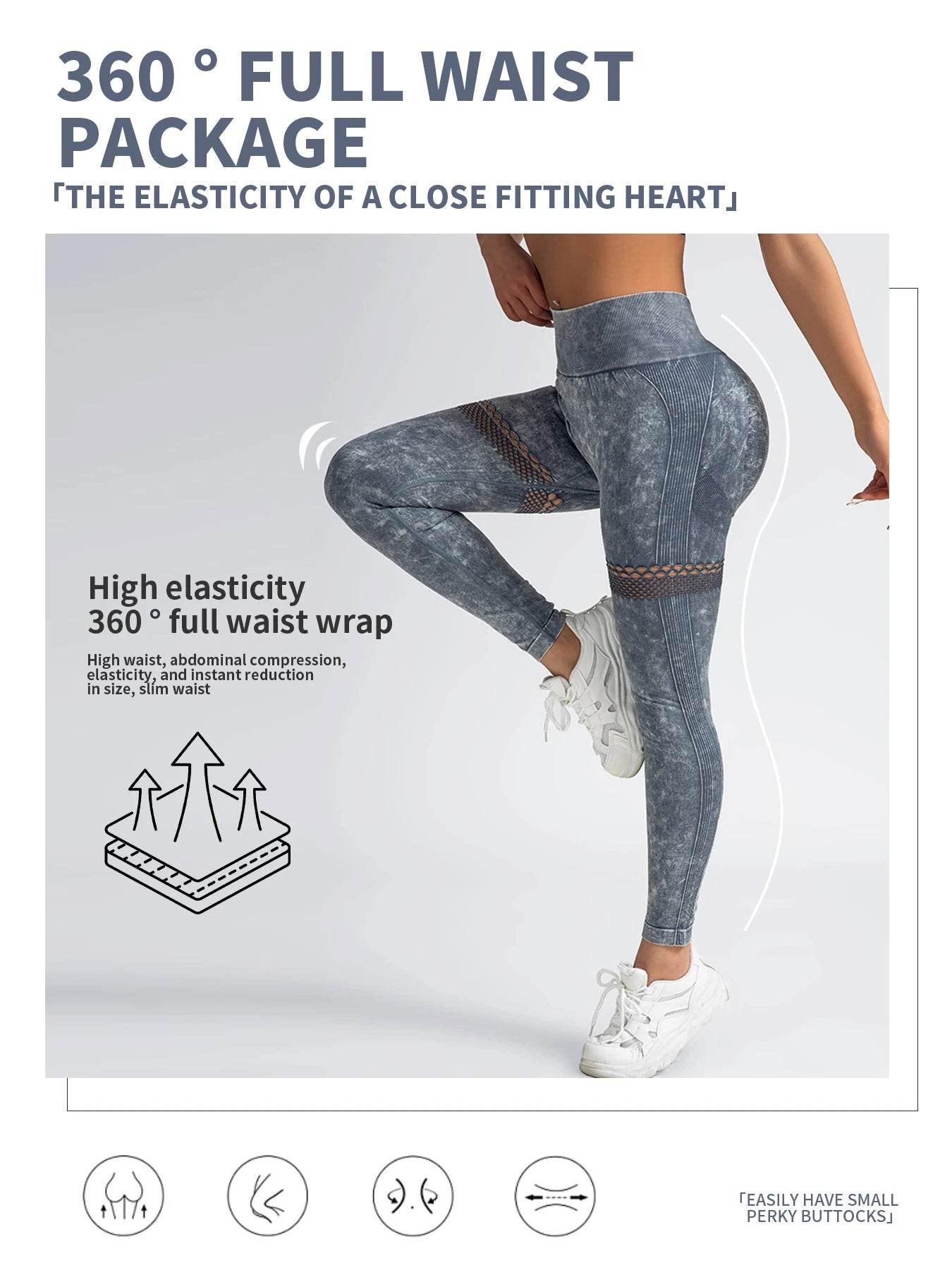 Women's Mesh Butt Lifting Leggings - P12 Hub Europe