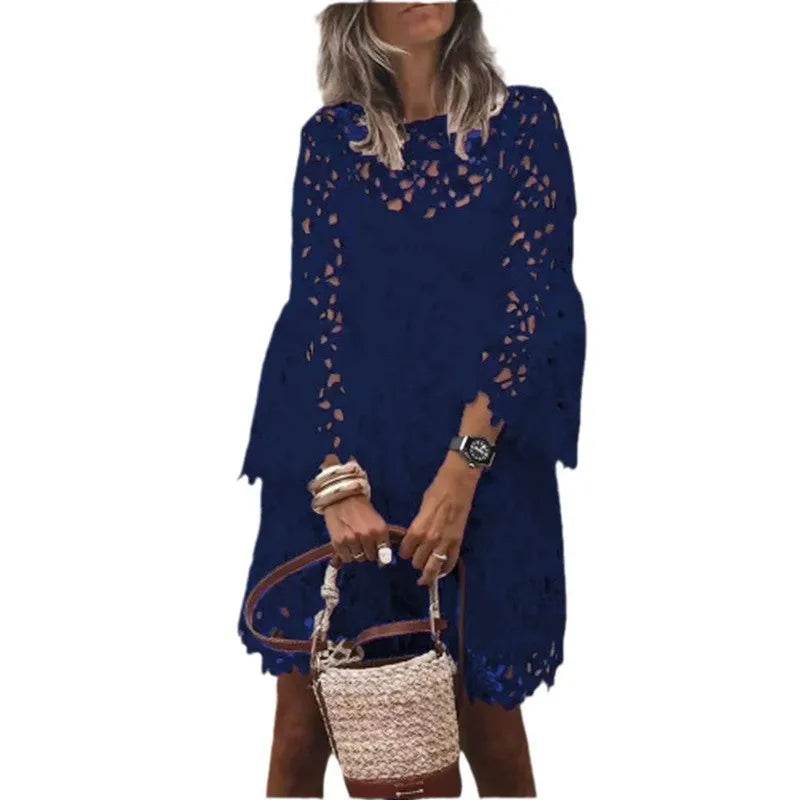 Ethnic Lace Knee Dress - P12 Hub Europe
