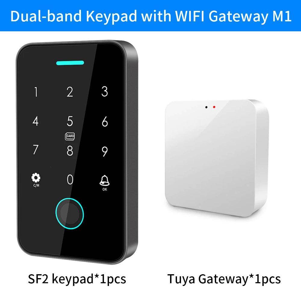 NFC/Bluetooth RFID Access Control Touch Keypad, IP66 - P12 Hub Europe
