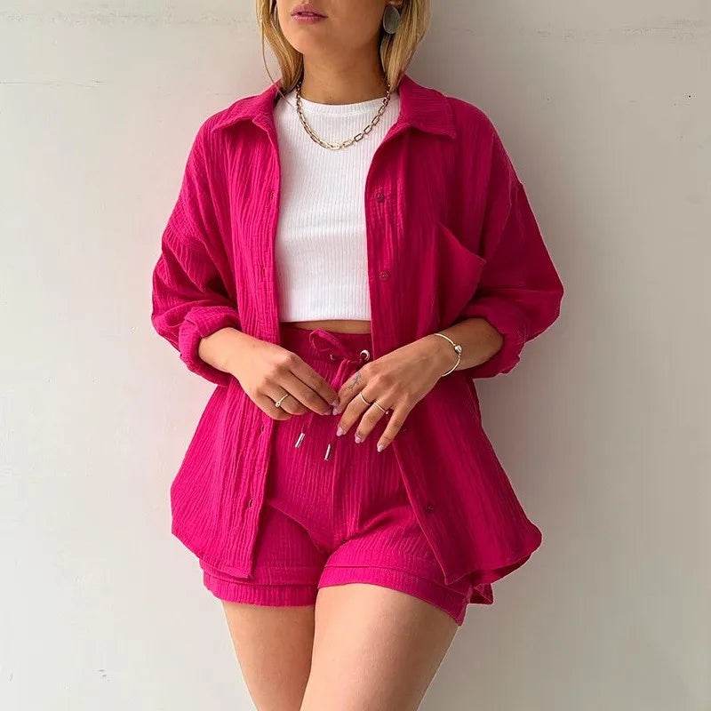 Women Summer Shorts Set - P12 Hub Europe