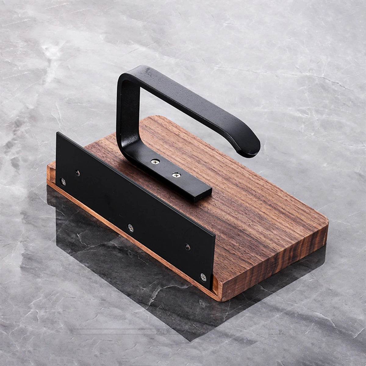 Solid Wood Toilet Paper Holder - Punch-Free Phone Storage Rack - Bathroom Accessories & Supplies - P12 Hub Europe