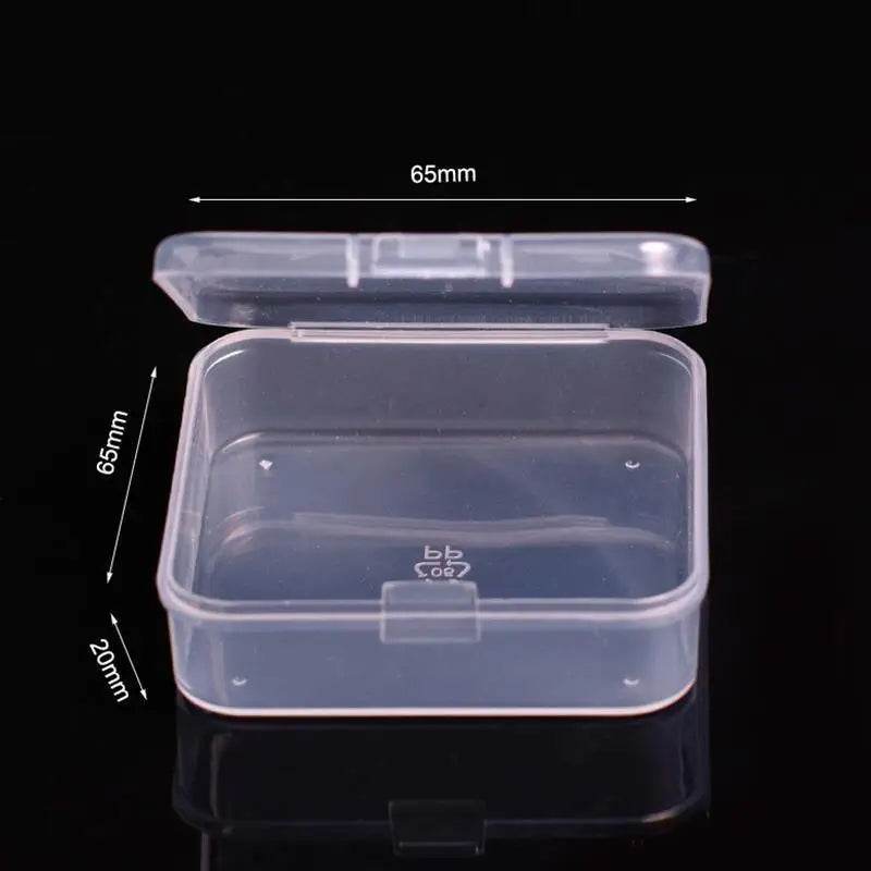 Mini Plastic Box Rectangular Box Translucent Box Packing Box Storage Box Dustproof Solid Strong Jewelry Storage Case Container - P12 Hub Europe