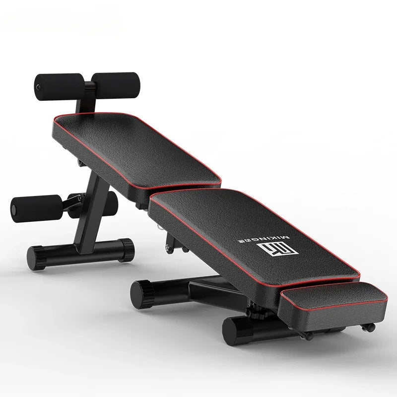 Dumbbell Stool Folding Fitness Chair Multifunctional Weightlifting Bed Bench Press Equipment Supine Board Indoor Squat Rack