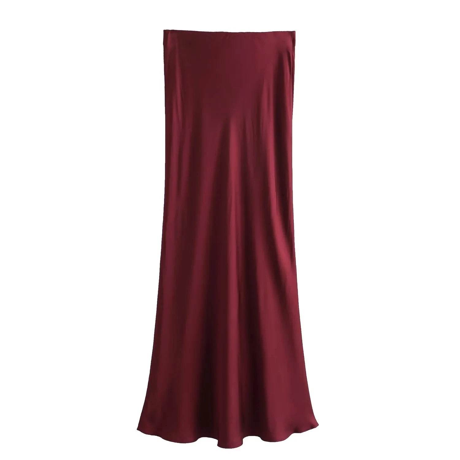 Women's Flowing Satin Midi - P12 Hub Europe