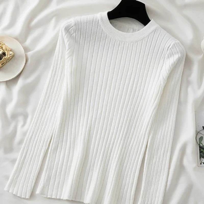 Women's Basic O-Neck Sweater - P12 Hub Europe