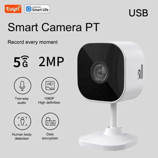 Indoor Camera Tuya 2K 1080P 5G WiFi, Color Night - P12 Hub Europe