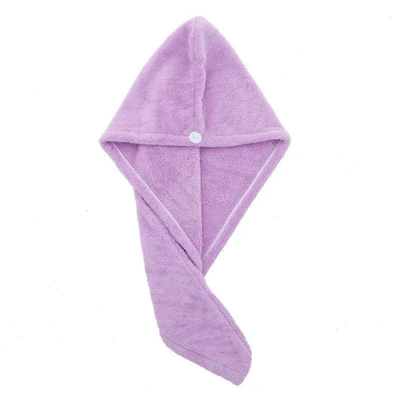 Fast Absorption Hair Drying Turban Hat Pineapple Coral Fleece Long Hair Drying Hat Towel 25x65cm - P12 Hub Europe