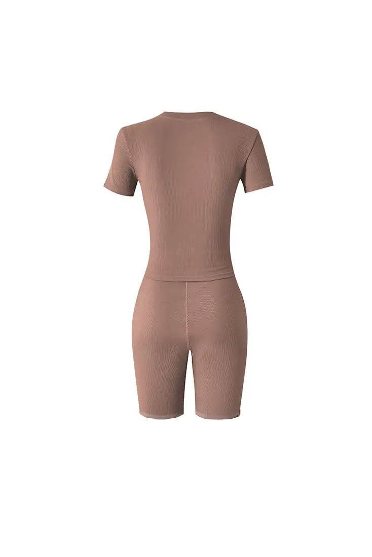 Ribbed Summer Lounge Shorts Set - P12 Hub Europe