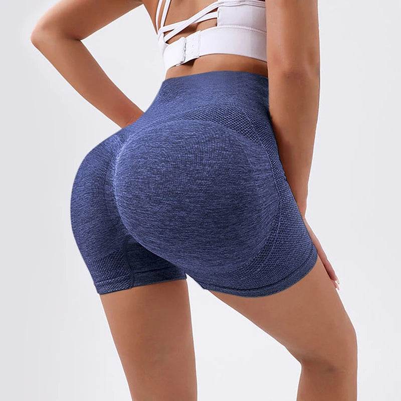 Women High Waist Gym Shorts - P12 Hub Europe
