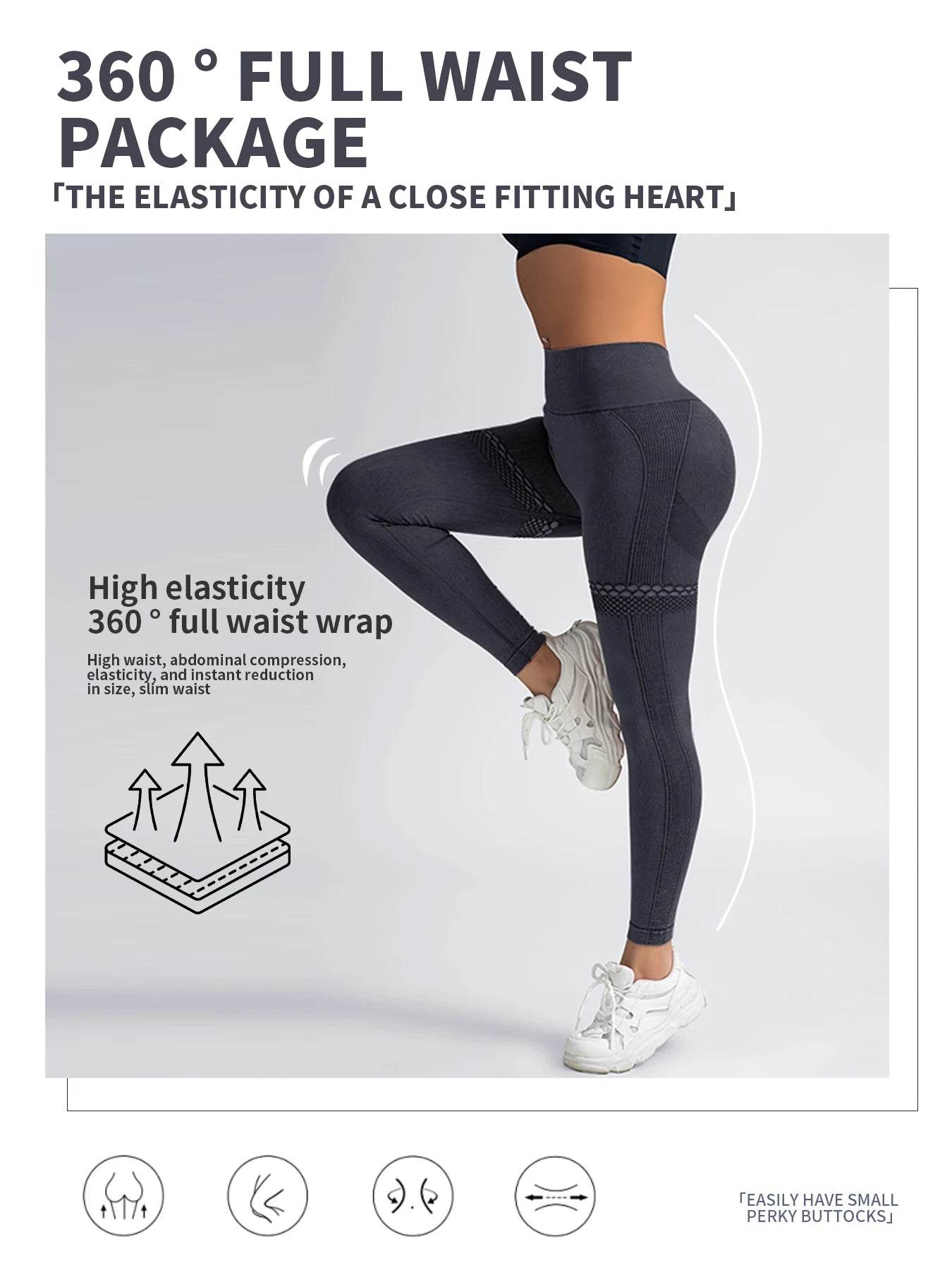 Women's Mesh Butt Lifting Leggings - P12 Hub Europe