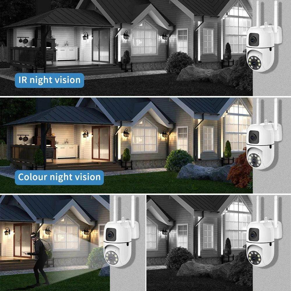Camera 8MP Dual Lens WiFi PTZ, Auto Track, Color Night - P12 Hub Europe