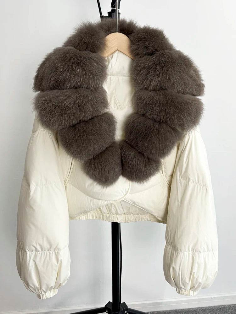 Luxury Fox Fur Down Parka - P12 Hub Europe