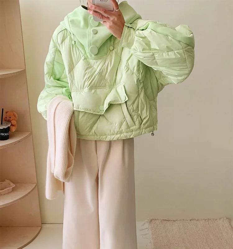 Candy Color Korean Down Jacket - P12 Hub Europe