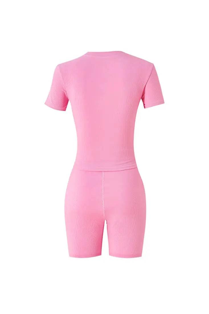 Ribbed Summer Lounge Shorts Set - P12 Hub Europe