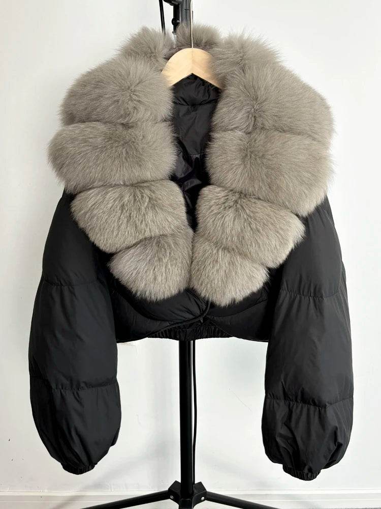 Luxury Fox Fur Down Parka - P12 Hub Europe