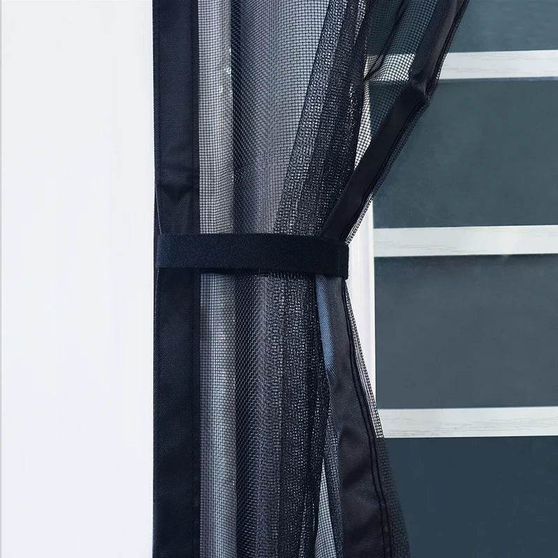 Magnetic Door Screen - Side Open Curtain Auto-Close Black Mosquito Net ,Insect Invisible Proof Mesh for KitchenLiving Room, - P12 Hub Europe