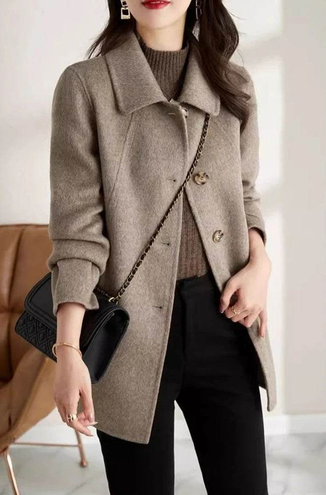 Long Casual Wool Coat - P12 Hub Europe