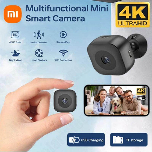Mini WiFi Camera Xiaomi 4K Motion Detect, Night Vision, IP66 - P12 Hub Europe