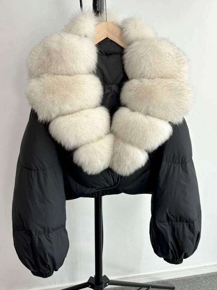 Luxury Fox Fur Down Parka - P12 Hub Europe