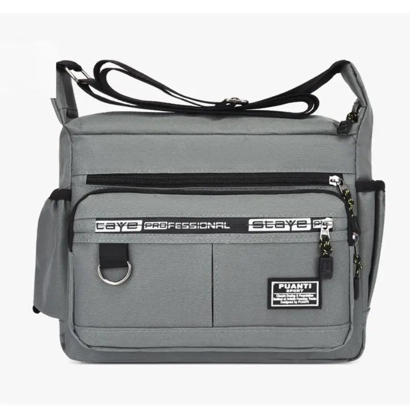 Men's  Shoulder Bag Casual Travel Crossbody Large Capacity Middle-aged Small Square Tool Bag