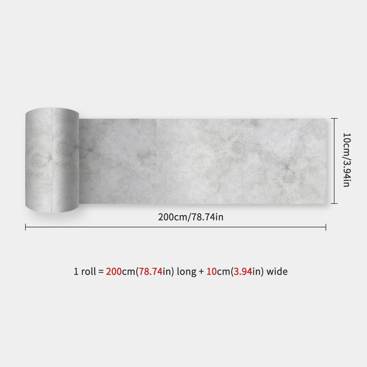 41 Styles Baseboard Stickers Waterproof Peel & Stick Waistline Wall Sticker Floor Border Sticker For Kitchen Bathroom 10x200cm - P12 Hub Europe