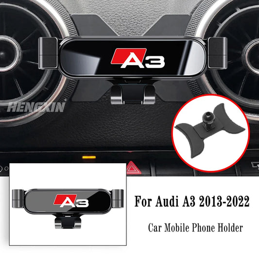 Car Mobile Phone Holder For Audi A3 S3 8V 2014-2025 Air Vent Mounts Stand GPS Gravity Navigation Bracket Car Accessories