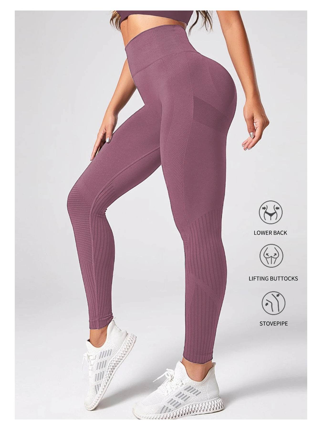 Women's Seamless Push-Up Leggings - P12 Hub Europe