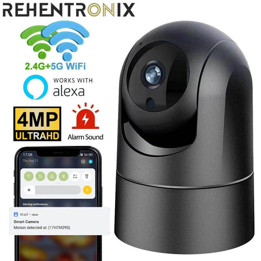 Camera 4MP WiFi 5G/2.4G Auto Track, Color Night, Alexa - P12 Hub Europe