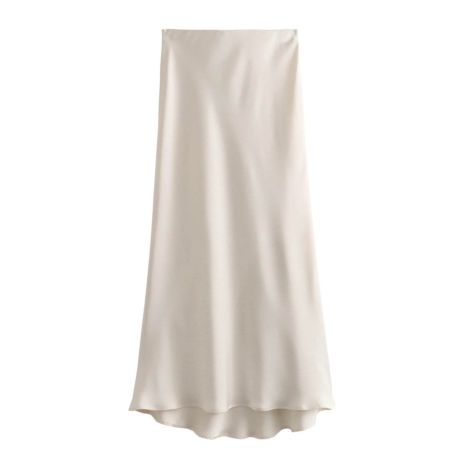 Women's Flowing Satin Midi - P12 Hub Europe