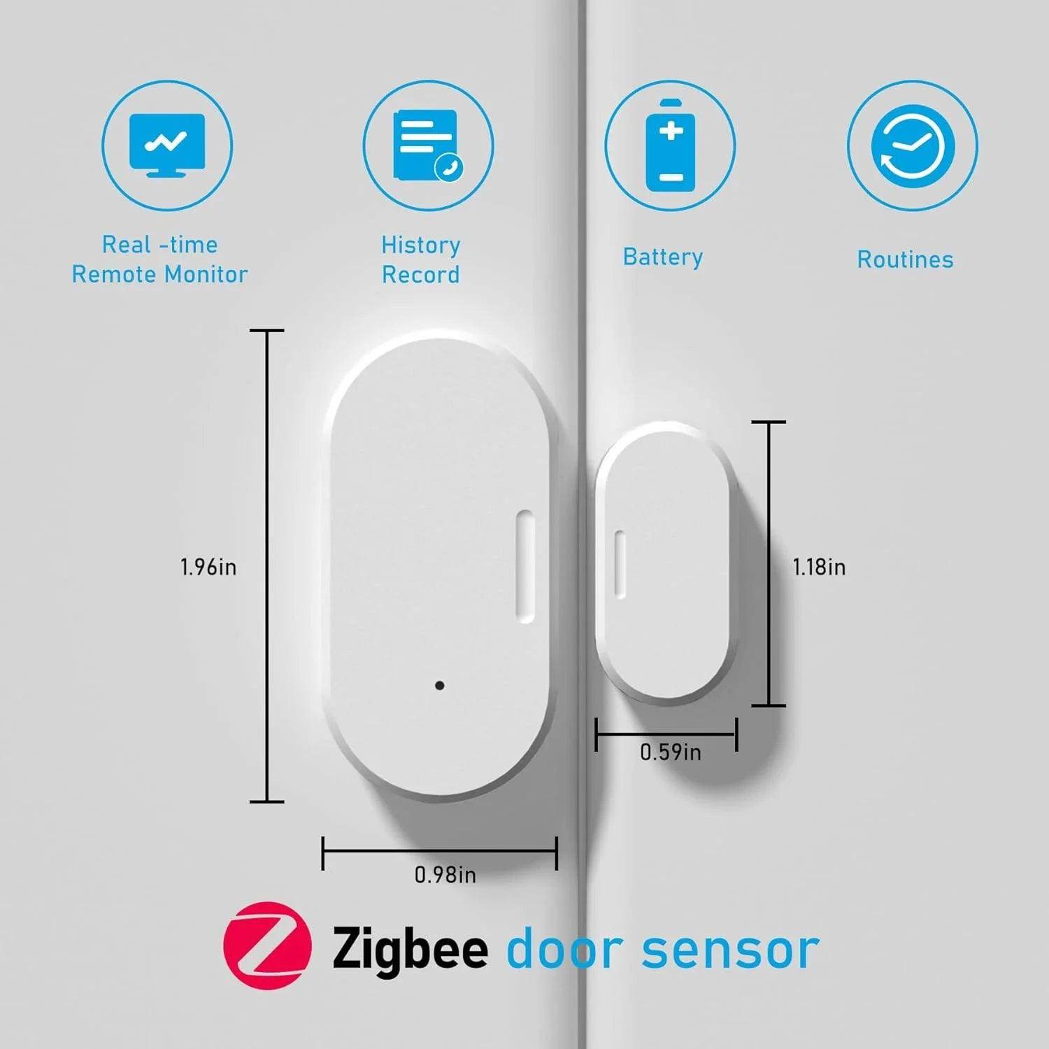 Sensor Door Tuya ZigBee Smart - P12 Hub Europe