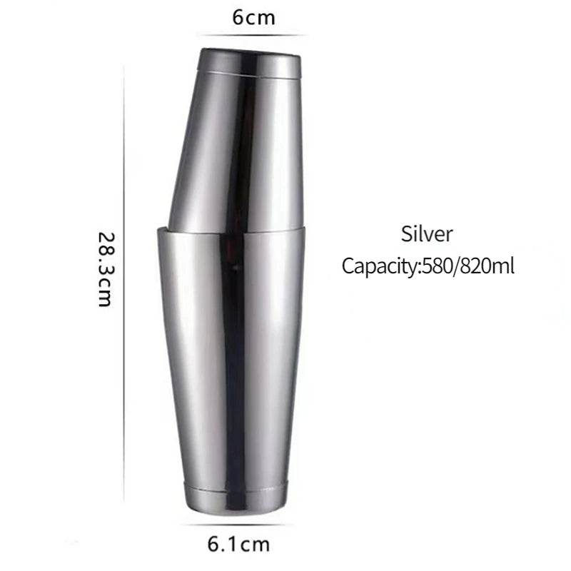 Bar Cocktail Shaker Boston Shaker Stainless Steel Engraving Shaker Bar Accessory Bartender Tools For Home And Bar - P12 Hub Europe