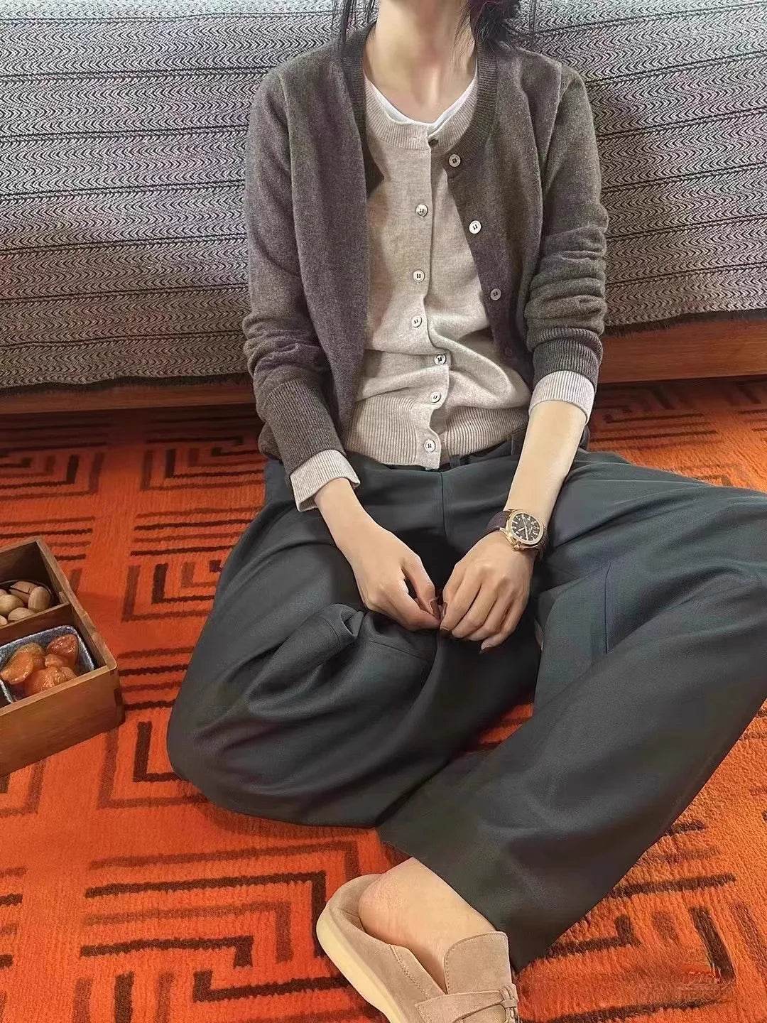 Cashmere Knit Cardigan - P12 Hub Europe
