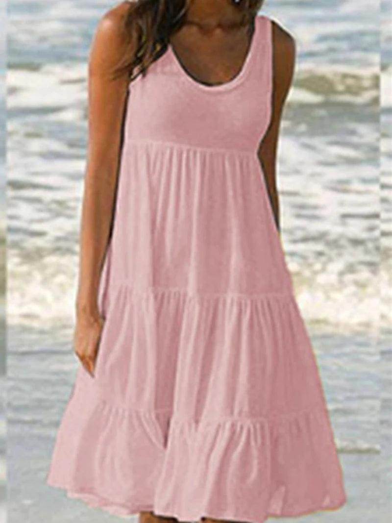 Backless Slit Midi Beach Dress Bodycon - P12 Hub Europe