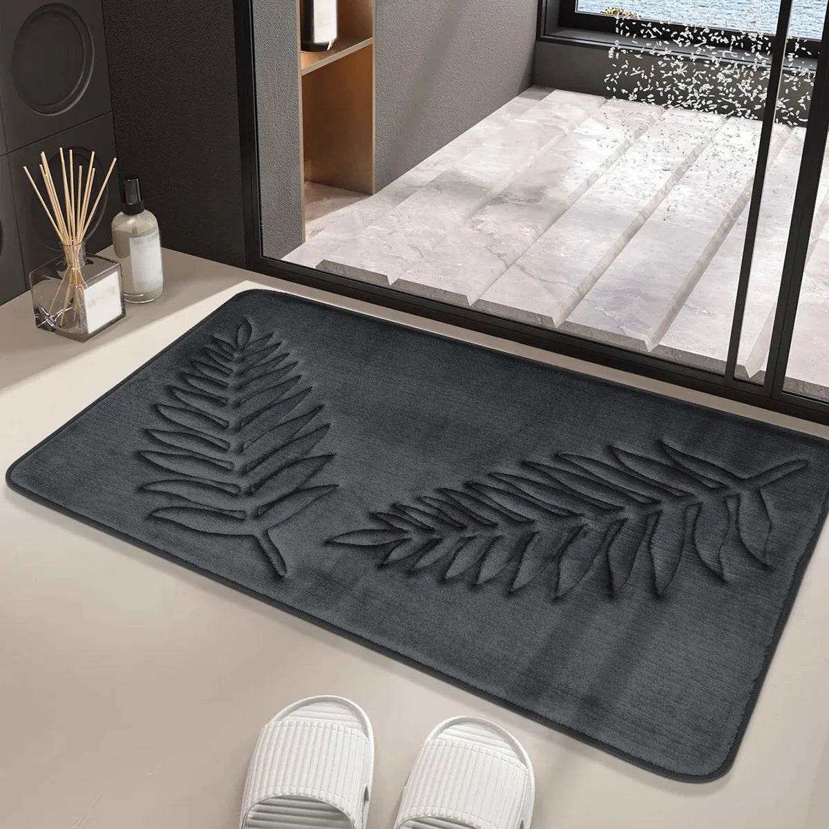 3PCS Set Bath Mats Nonslip Soft Quick Dry Bathroom Soft Rugs Water Absorption Dry Fast Bath Mat Machine Washable For Home Floor - P12 Hub Europe