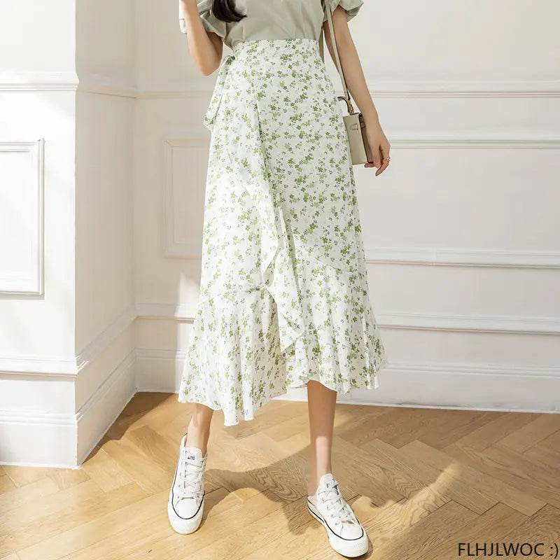 Women's Floral Lace-Up Dress - P12 Hub Europe