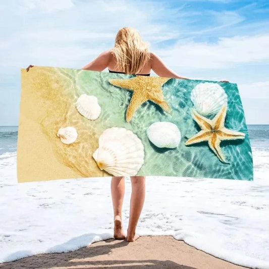 Quick-drying Sandproof Beach Towel Bach Accessories Beath Towels Large Size Microfiber Bath for Seaside Camping Vacation Pool - P12 Hub Europe