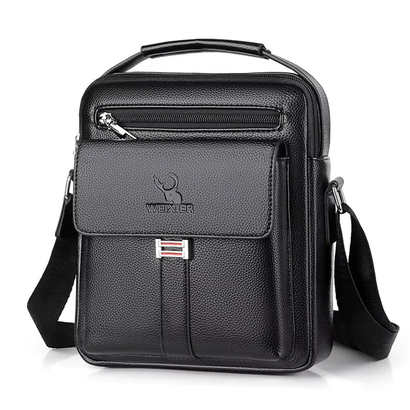 Men's Genuine Leather Crossbody Shoulder Bags High quality Tote Fashion Business Man Messenger Bag Leather Bags fanny pack