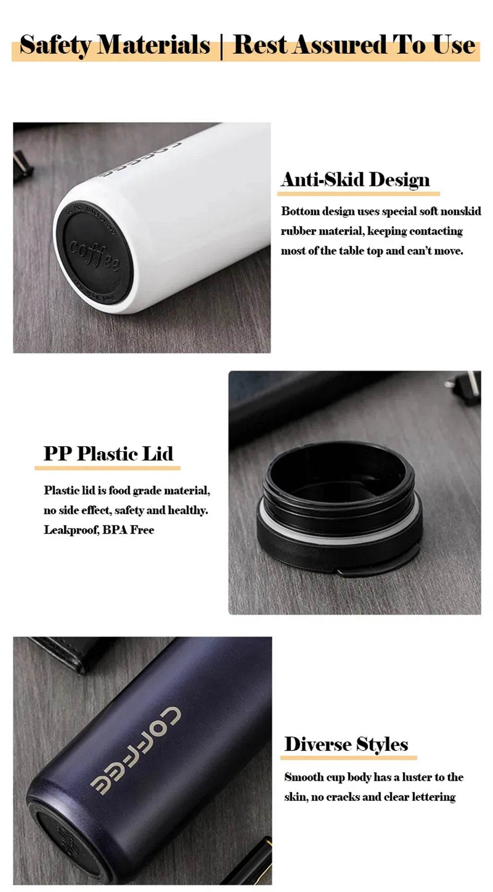 400ML Leakproof Coffee Thermos - P12 Hub Europe