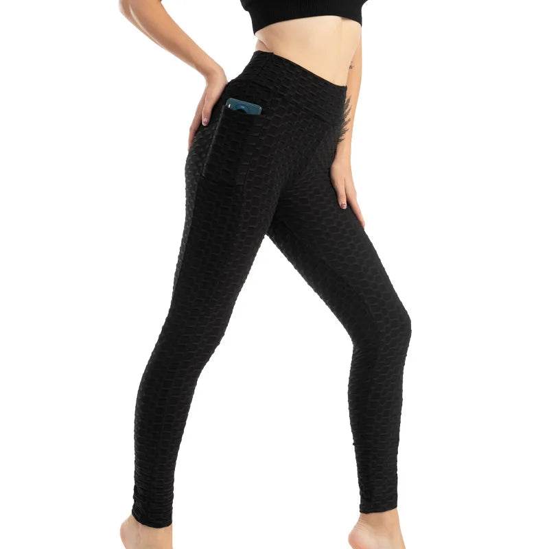 Women's Pocketed Bubble Leggings - P12 Hub Europe