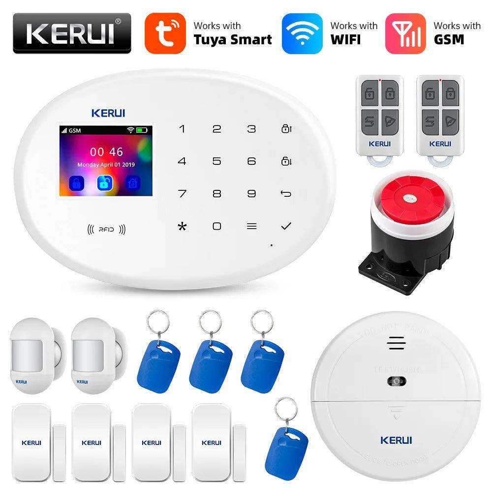 GSM WiFi Alarm | Tuya, Alexa | Home Security, RFID - P12 Hub Europe