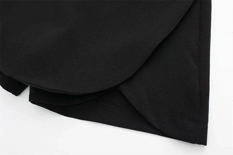 Black Mini Skort - P12 Hub Europe