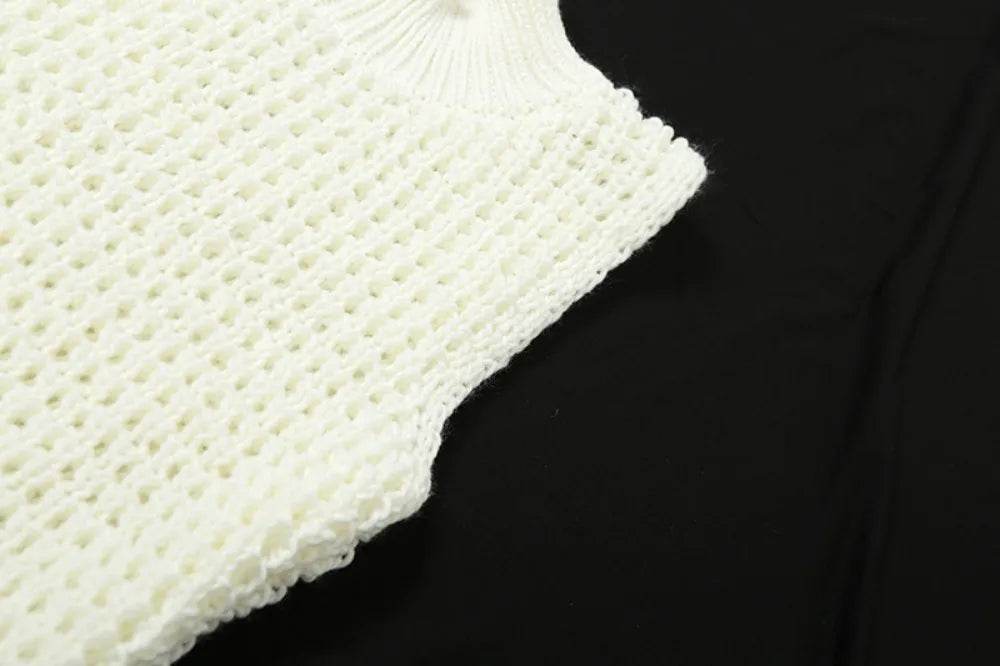 Tassel Hollow Out Mini Dress - Slim Elegant - P12 Hub Europe