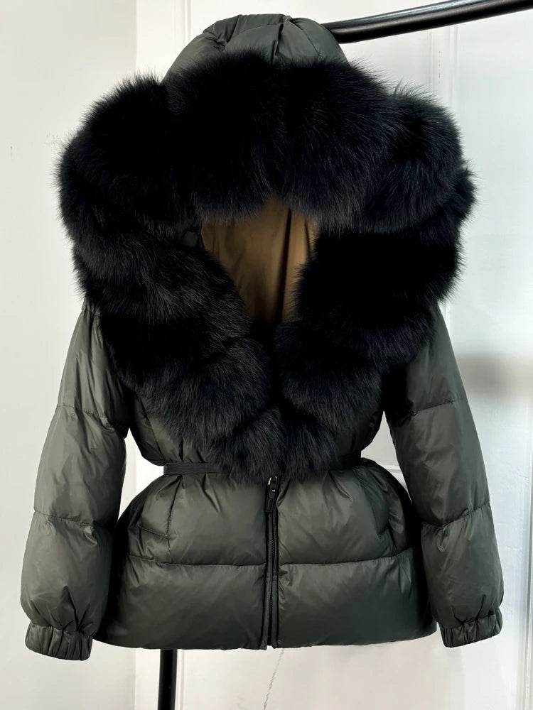 Fox Fur Down Puffer Parka - P12 Hub Europe