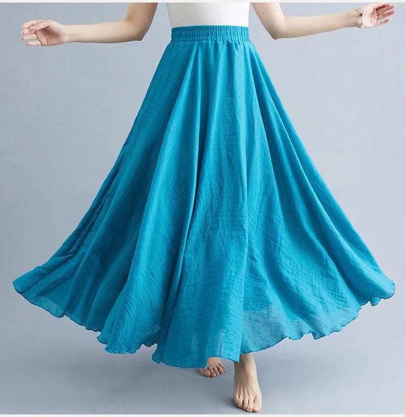 Mori Girl Cotton Linen Skirt - P12 Hub Europe