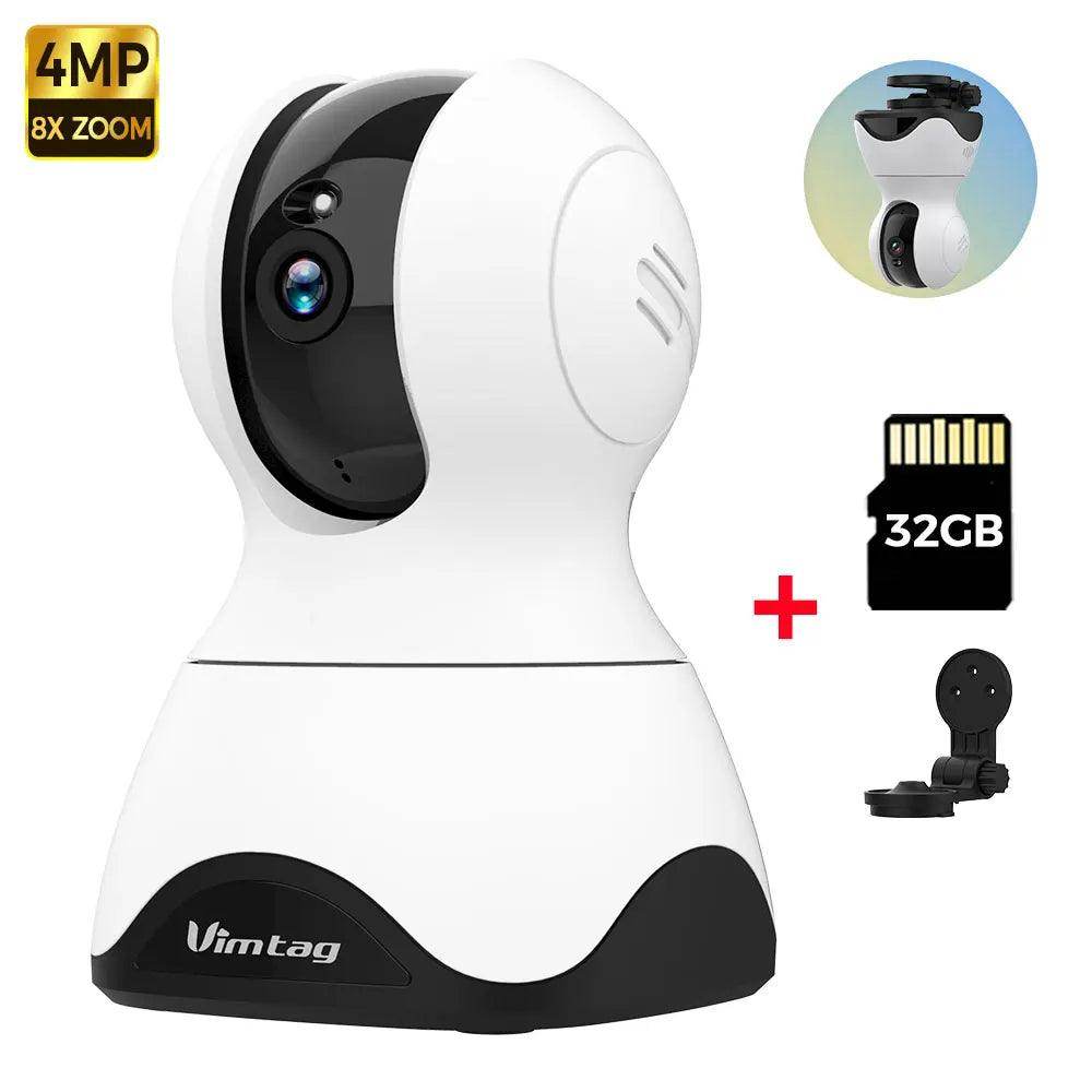 Indoor Camera 4MP 360° WiFi Auto Track, 2-Way Audio, Color Night - P12 Hub Europe