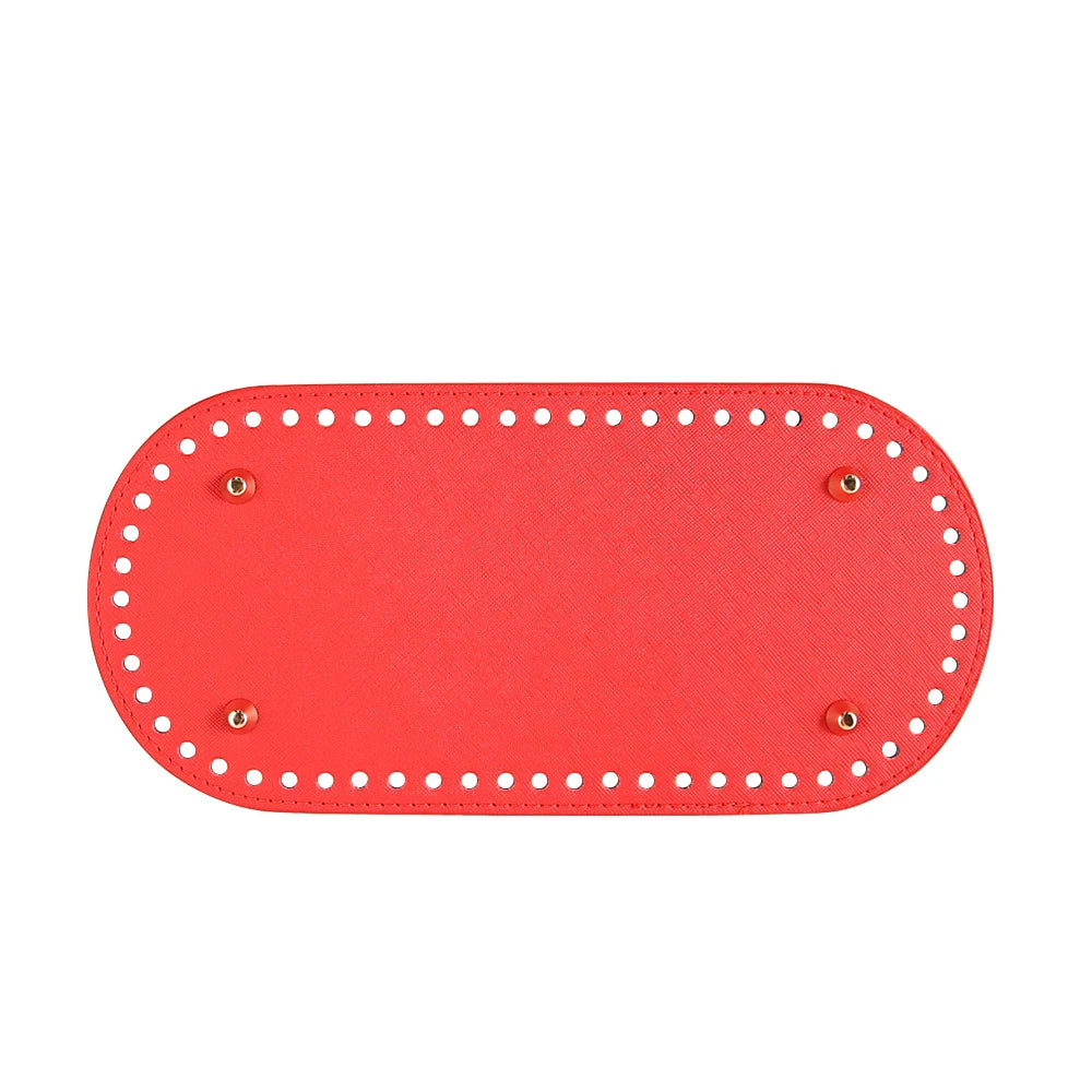 5 Size PU Leather Base Handmade Bag Bottom for Hook Diy Women Purse Handbag Knitting crochet Bags Accessories Parts