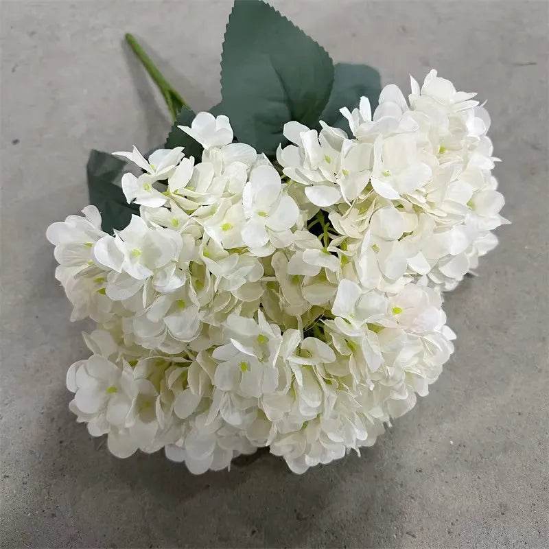 Large Artificial Hydrangea Macrophylla Really Touch Big Head DIY Bridal Bouquet Home Garden Wedding Party Decoration Accessories - P12 Hub Europe