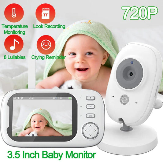 Baby Monitor 3.5" Video  Night Vision, 2-Way Audio