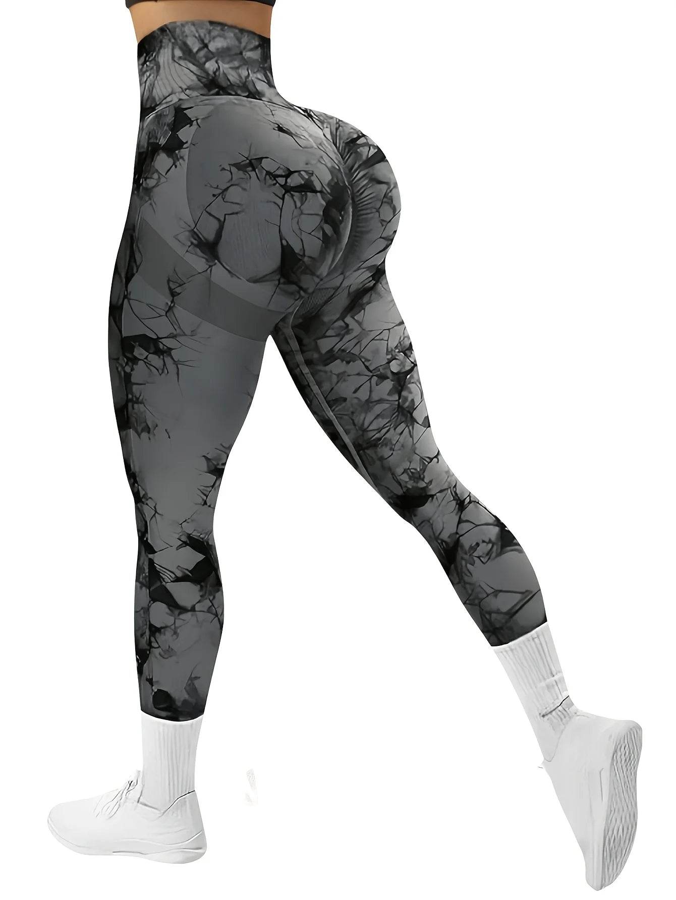 Women's Tie-Dye Butt-Lift Leggings - P12 Hub Europe